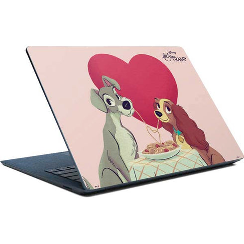Disney Lady & The Tramp Spaghetti Dinner Surface Laptop Skin