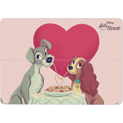 Disney Lady & The Tramp Spaghetti Dinner Surface Laptop Studio Skin