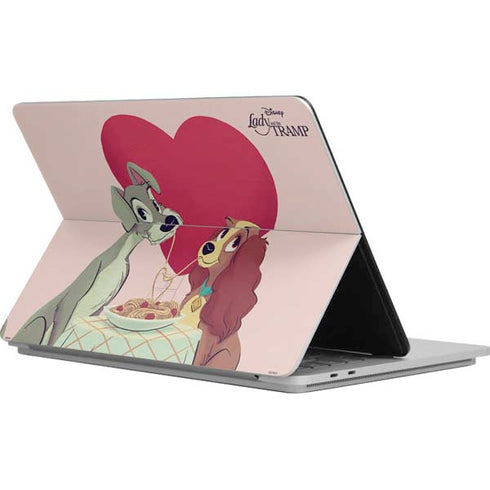 Disney Lady & The Tramp Spaghetti Dinner Surface Laptop Studio Skin