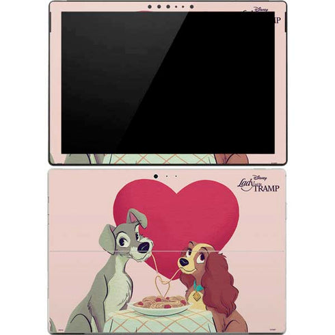 Disney Lady & The Tramp Spaghetti Dinner Surface Pro 4 Skin