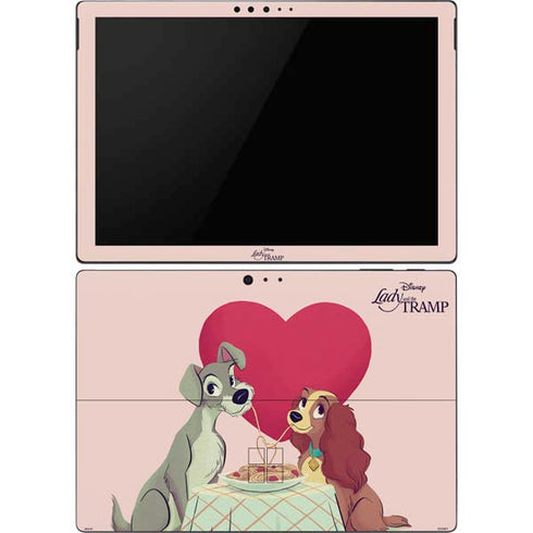 Disney Lady & The Tramp Spaghetti Dinner Surface Pro 6 Skin