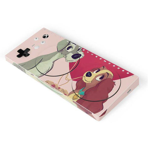 Disney Lady & The Tramp Spaghetti Dinner Xbox Adaptive Controller Skin