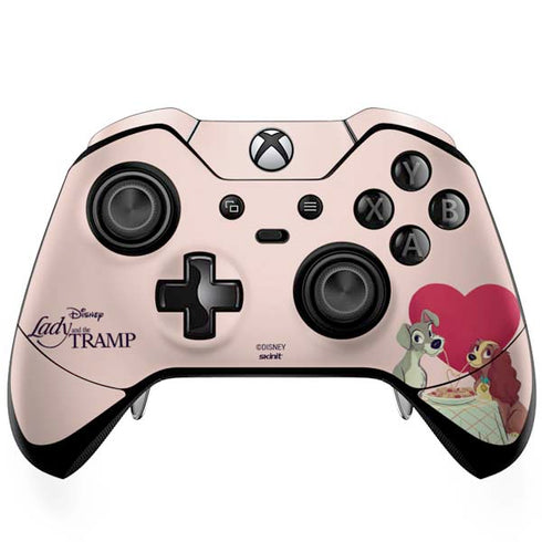 Disney Lady & The Tramp Spaghetti Dinner Xbox One Elite Controller Skin