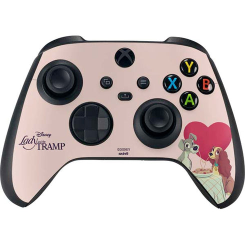 Disney Lady & The Tramp Spaghetti Dinner Xbox Series X Controller Skin