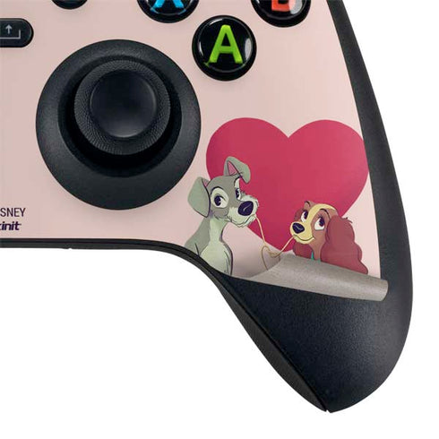 Disney Lady & The Tramp Spaghetti Dinner Xbox Series X Controller Skin