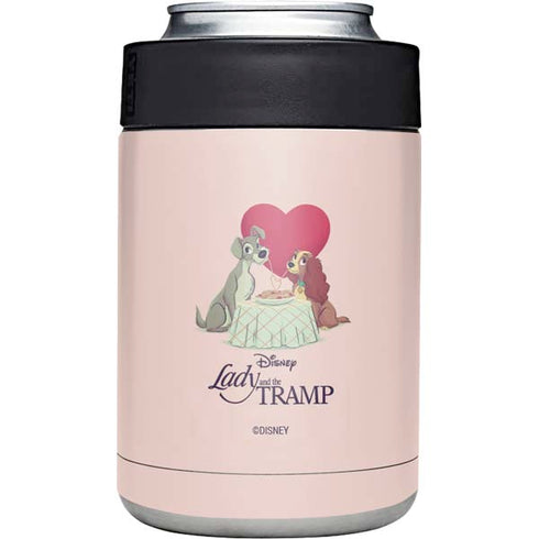 Disney Lady & The Tramp Spaghetti Dinner Yeti Colster Can Insulator Skin