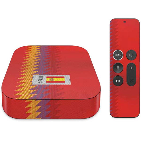Spain Soccer Flag Apple TV Skin