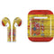 Spain Flag Dark Wood Apple AirPods Skin
