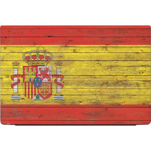 Spain Flag Dark Wood Dell Vostro Skin