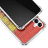 Spain Flag Dark Wood Galaxy A14 5G Clear Case