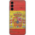 Spain Flag Dark Wood Galaxy A14 5G Skin