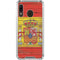 Spain Flag Dark Wood Galaxy A30 Clear Case