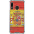 Spain Flag Dark Wood Galaxy A30 Clear Case