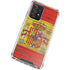 Spain Flag Dark Wood Galaxy A52 5G Clear Case