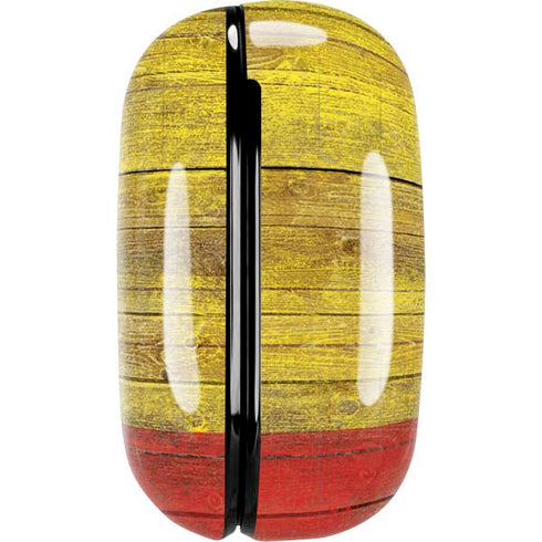 Spain Flag Dark Wood Galaxy Buds Pro Skin