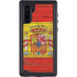 Spain Flag Dark Wood Galaxy Note 10 Waterproof Case