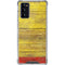 Spain Flag Dark Wood Galaxy Note20 5G Clear Case