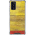 Spain Flag Dark Wood Galaxy Note20 5G Clear Case