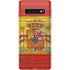 Spain Flag Dark Wood Galaxy S10 Skin
