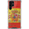 Spain Flag Dark Wood Galaxy S22 Ultra Clear Case
