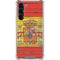 Spain Flag Dark Wood Galaxy S23 Plus Clear Case