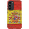Spain Flag Dark Wood Galaxy S23 Plus Pro Case