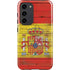 Spain Flag Dark Wood Galaxy S23 Plus Pro Case
