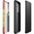 Spain Flag Dark Wood Galaxy S24 Plus Impact Case