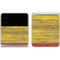 Spain Flag Dark Wood Galaxy Z Flip3 5G Skin