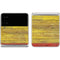 Spain Flag Dark Wood Galaxy Z Flip4 5G Skin