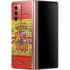 Spain Flag Dark Wood Galaxy Z Fold2 5G Skin