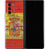 Spain Flag Dark Wood Galaxy Z Fold2 5G Skin