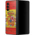 Spain Flag Dark Wood Galaxy Z Fold3 5G Skin