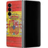 Spain Flag Dark Wood Galaxy Z Fold4 5G Skin