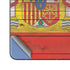 Spain Flag Dark Wood Galaxy Z Fold5 5G Skin