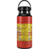 Spain Flag Dark Wood Hydro Flask 32oz Wide Mouth Skin