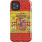 Spain Flag Dark Wood iPhone 11 Impact Case