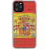 Spain Flag Dark Wood iPhone 11 Pro Clear Case