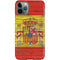 Spain Flag Dark Wood iPhone 11 Pro Lite Case