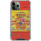 Spain Flag Dark Wood iPhone 11 Pro Max Clear Case