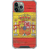 Spain Flag Dark Wood iPhone 11 Pro Max Clear Case