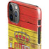 Spain Flag Dark Wood iPhone 11 Pro Max Lite Case