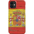 Spain Flag Dark Wood iPhone 12 Mini Lite Case