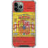 Spain Flag Dark Wood iPhone 12 Pro Clear Case