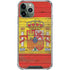 Spain Flag Dark Wood iPhone 12 Pro Max Clear Case