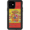 Spain Flag Dark Wood iPhone 12 Waterproof Case