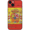 Spain Flag Dark Wood iPhone 15 Plus Skin