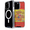 Spain Flag Dark Wood iPhone 14 Pro MagSafe Case