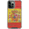 Spain Flag Dark Wood iPhone 15 Pro Max Clear Case