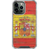 Spain Flag Dark Wood iPhone 15 Pro Max Clear Case